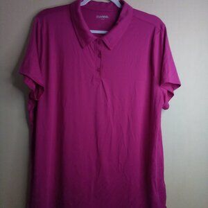32 Degrees Cool Shirt XXL Polo Short Sleeve  Active Athletic Pink Purple